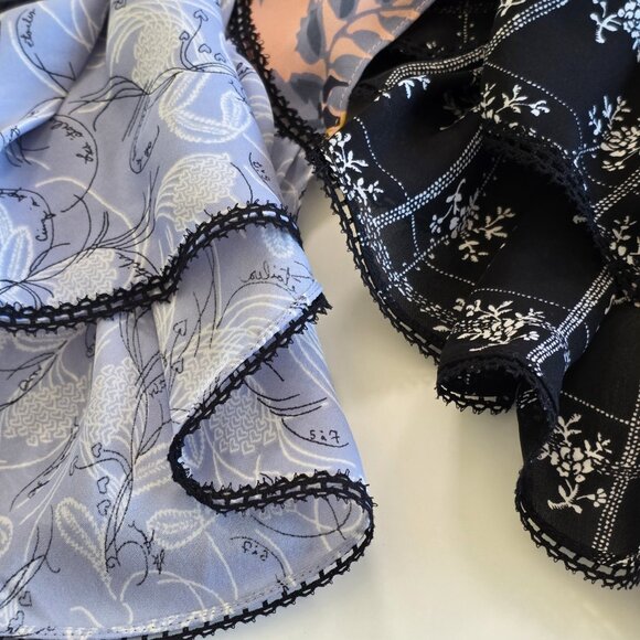 Cinq A Sept Dress 2 Patchwork Floral Sleeveless Assymetric Fairycore Boho Lined - Picture 16 of 16